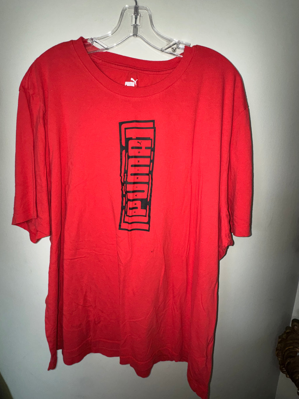 Puma Red Graphic Training Tee