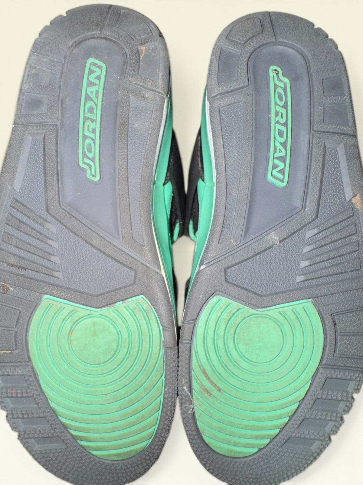 Jordan Flight 45 High “Green Glow” Sneakers
