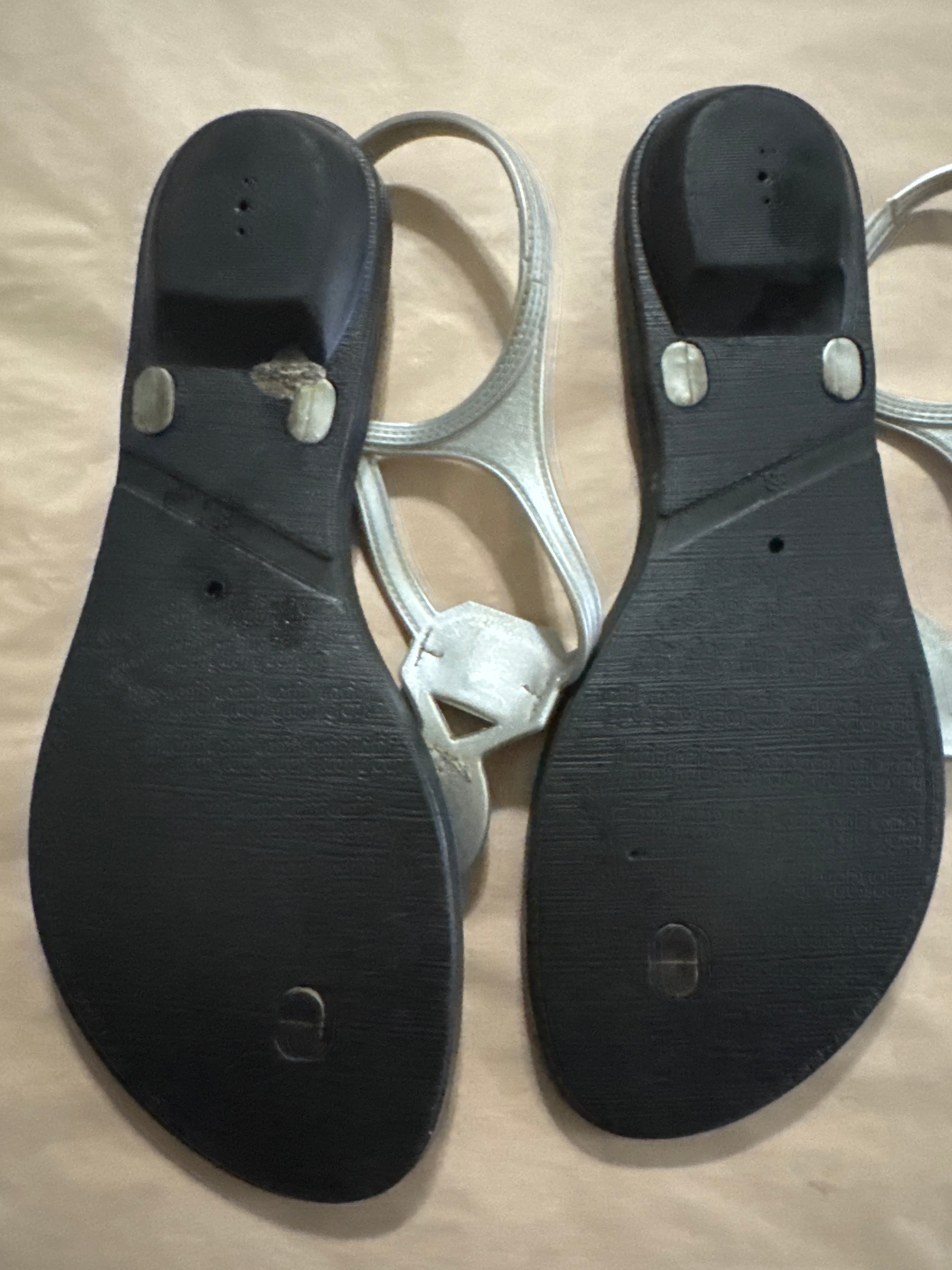 American Eagle Rhinestone Thong Sandals