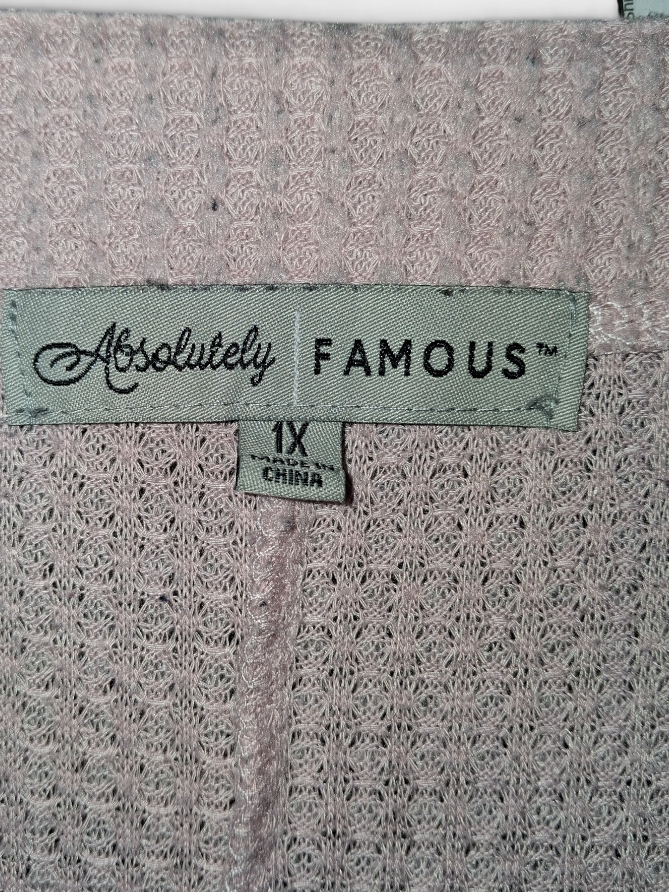 Absolutely Famous Waffle Knit Babydoll Top