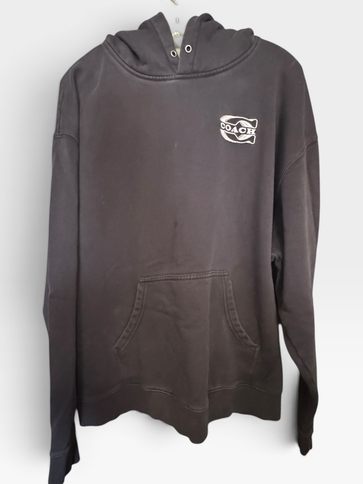 Coach Black Logo Hoodie