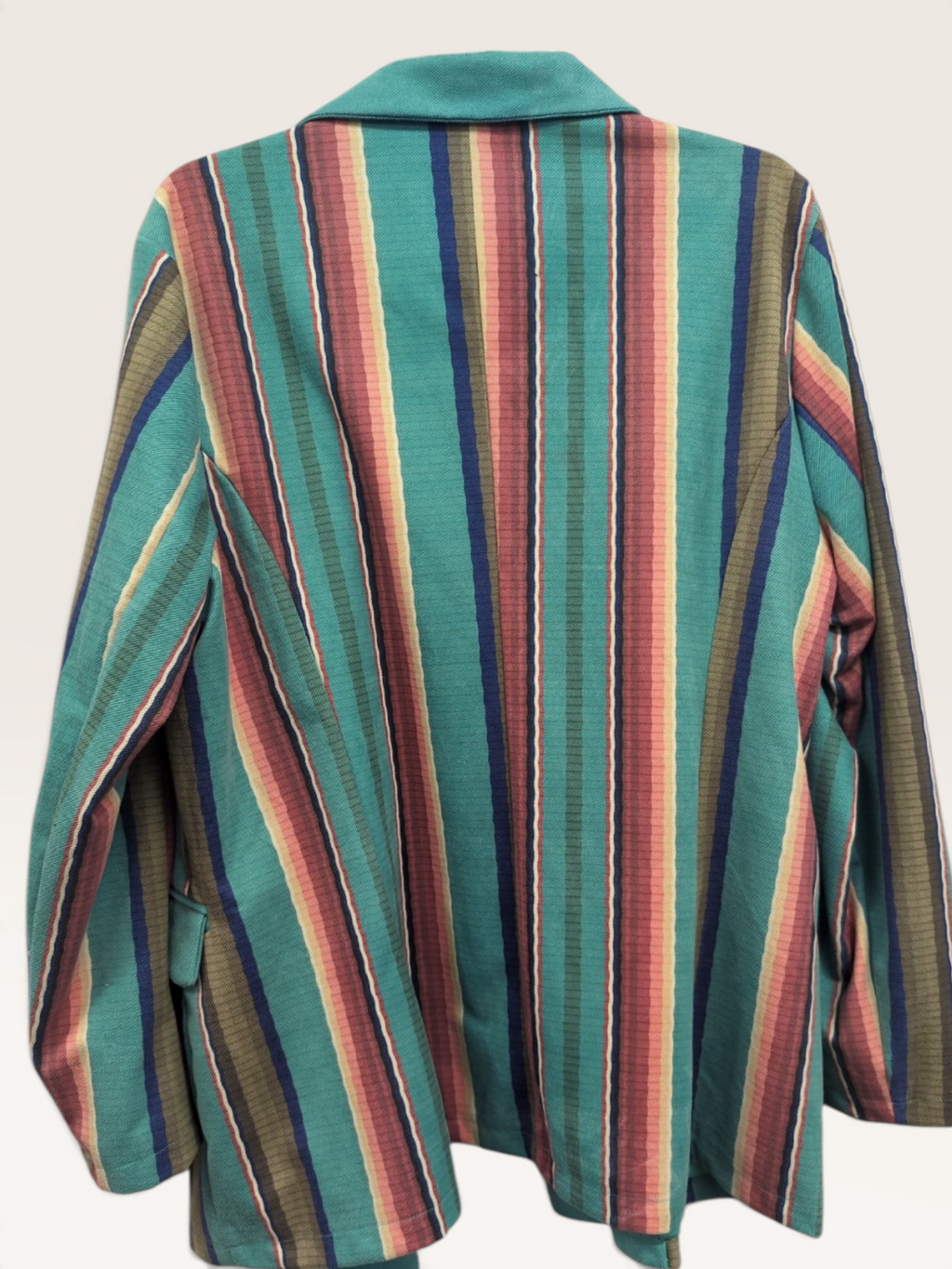 Crazy Train Serape Striped Blazer