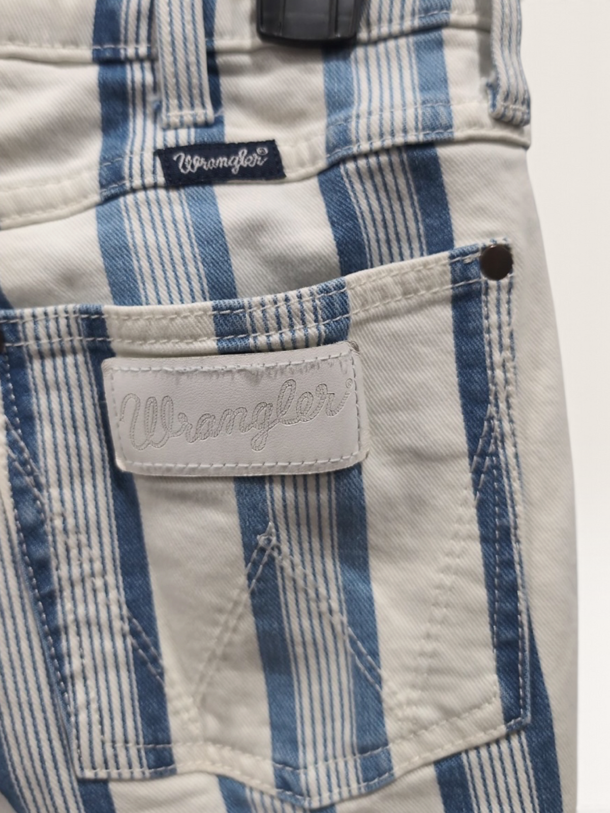 Wrangler Retro Bailey Striped High-Rise Flare Jeans