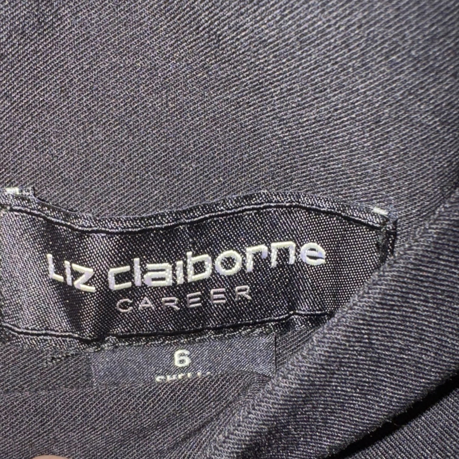 Liz Claiborne Career Black Pencil Skirt