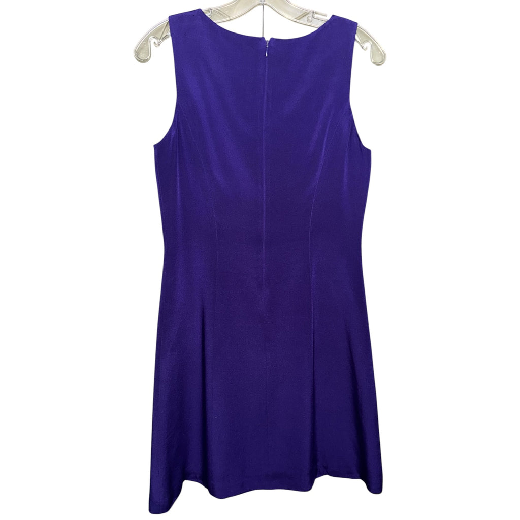 Hugo Buscati Purple Silk Dress