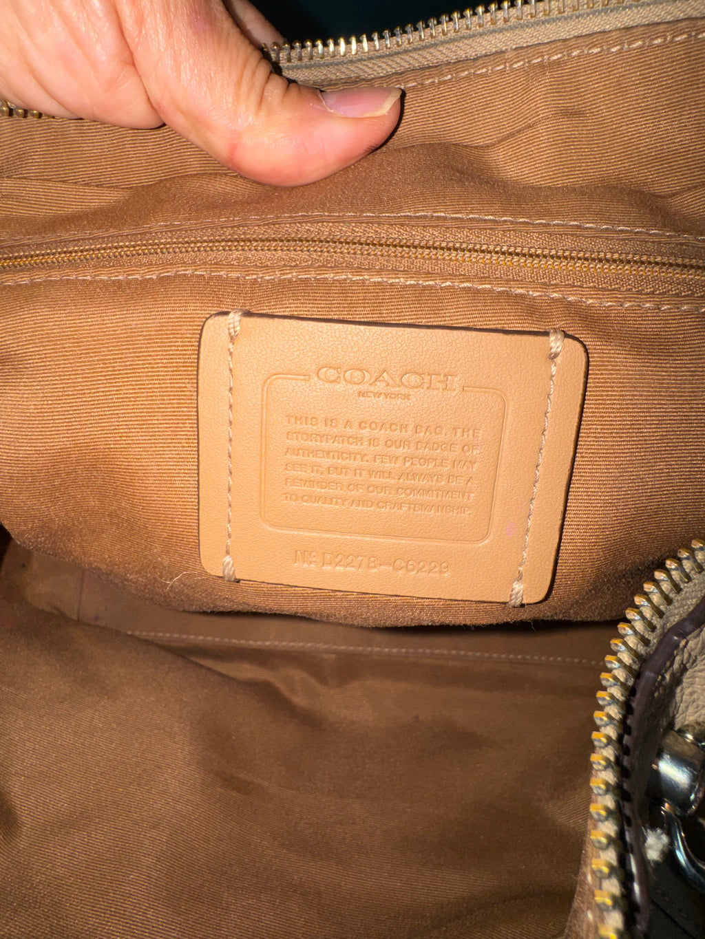 Coach Kacey Pebbled Leather Top Zip Satchel Crossbody Bag - Taupe