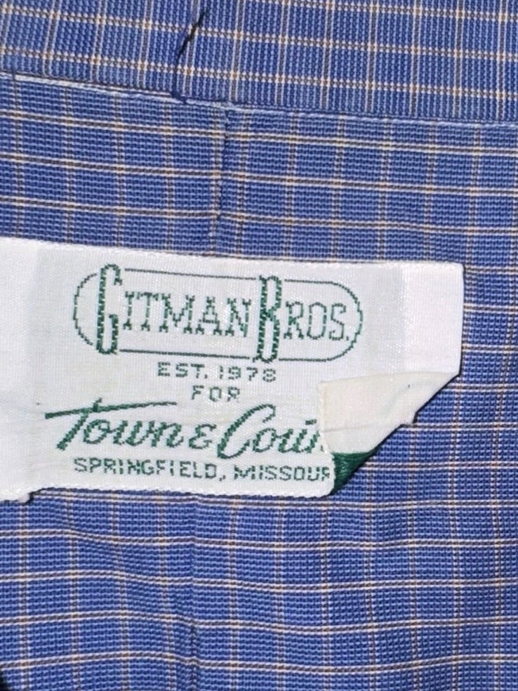 Gitman Bros. for Towne & Country Checked Dress Shirt
