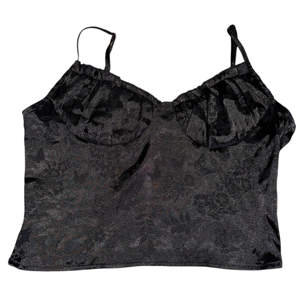 L.A. Hearts Floral Jacquard Satin Cami
