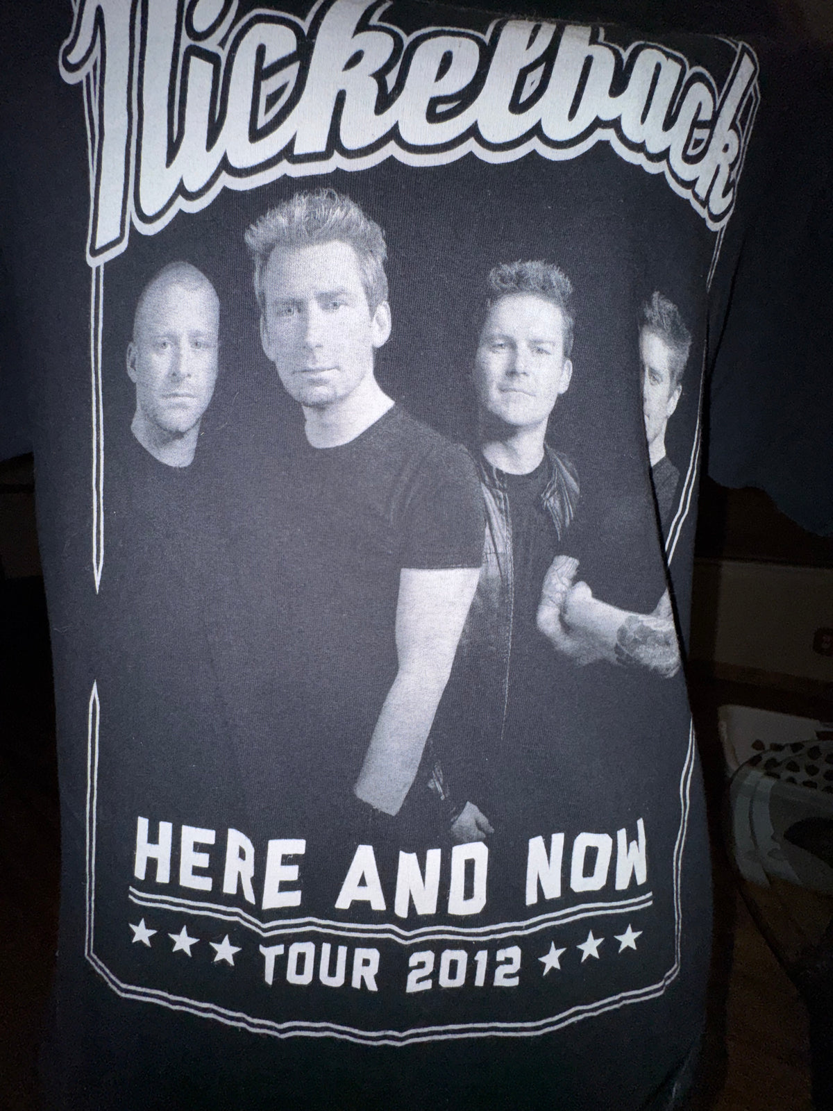 Nickelback 2012 Here and Now Tour Double-Sided T-Shirt