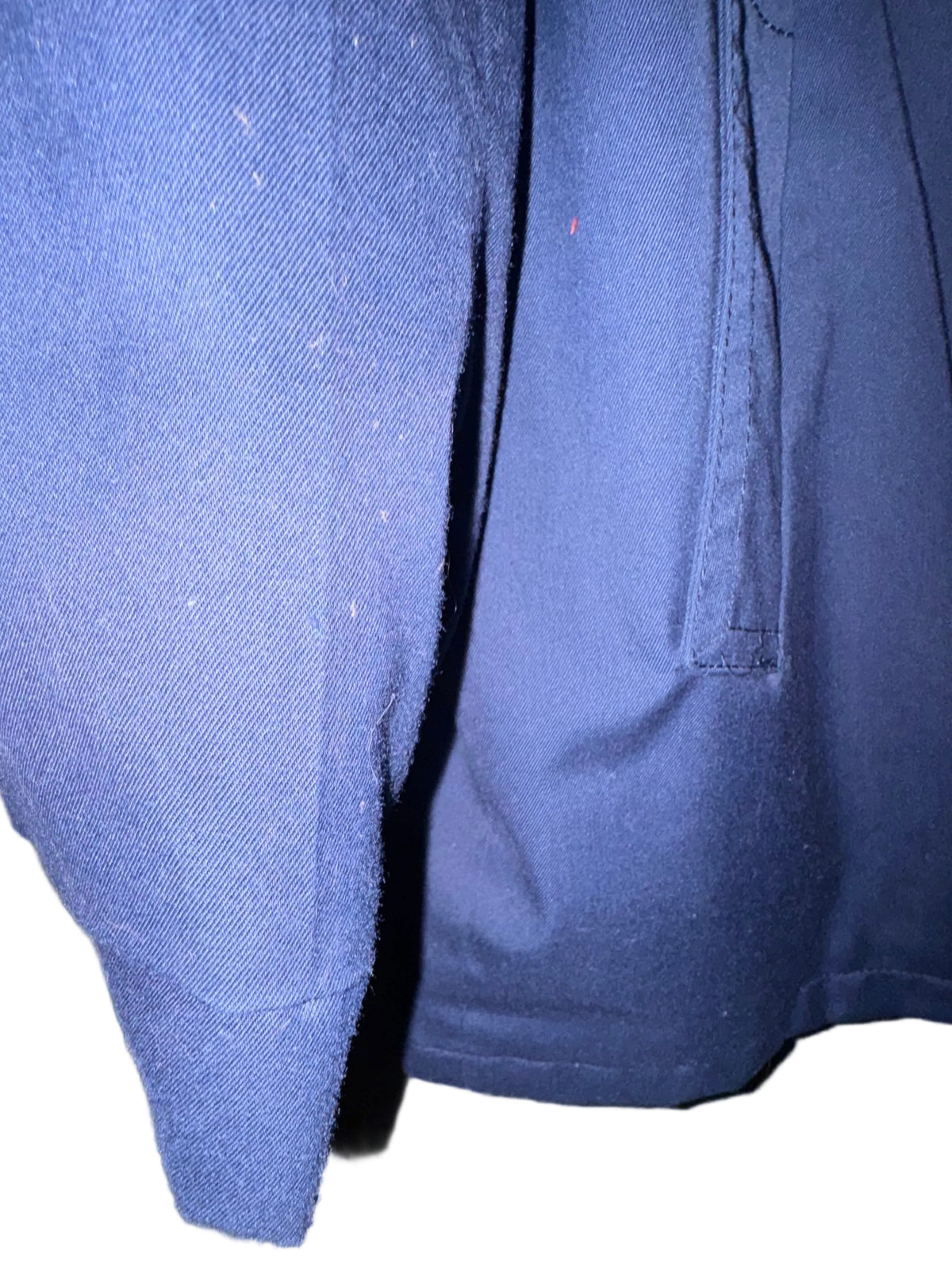 Sears The Men’s Store Navy Fleece-Lined Jacket