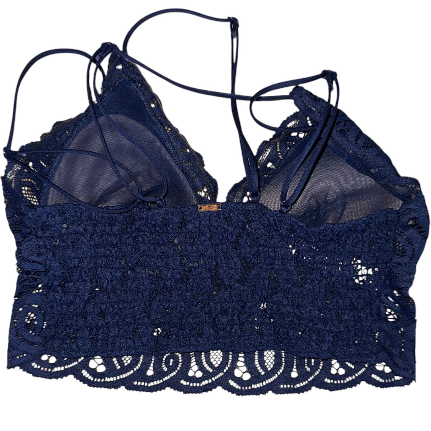 Victoria's Secret PINK Navy Blue Lace Bralette
