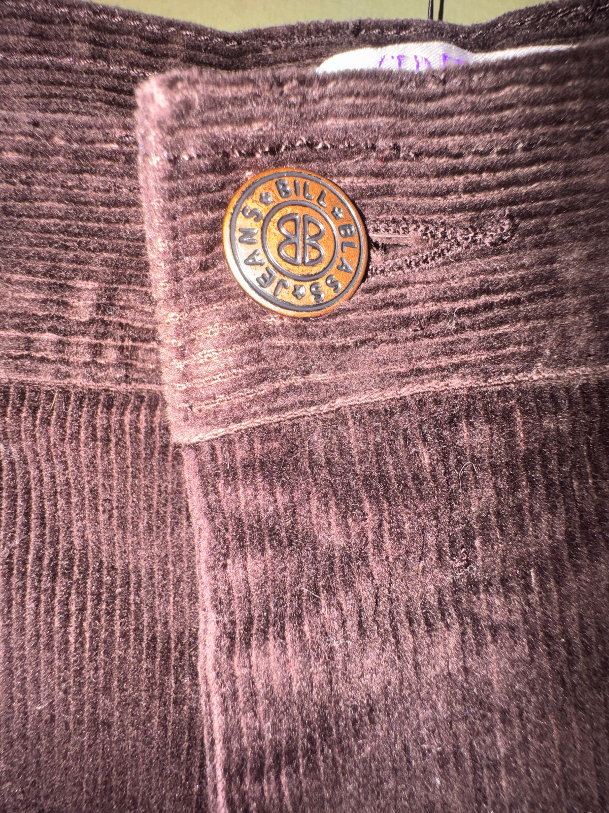 Vintage Bill Blass Brown Corduroy Pants