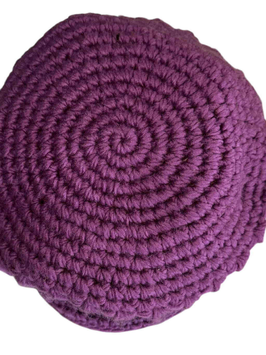 Purple Crochet Newsboy Cap