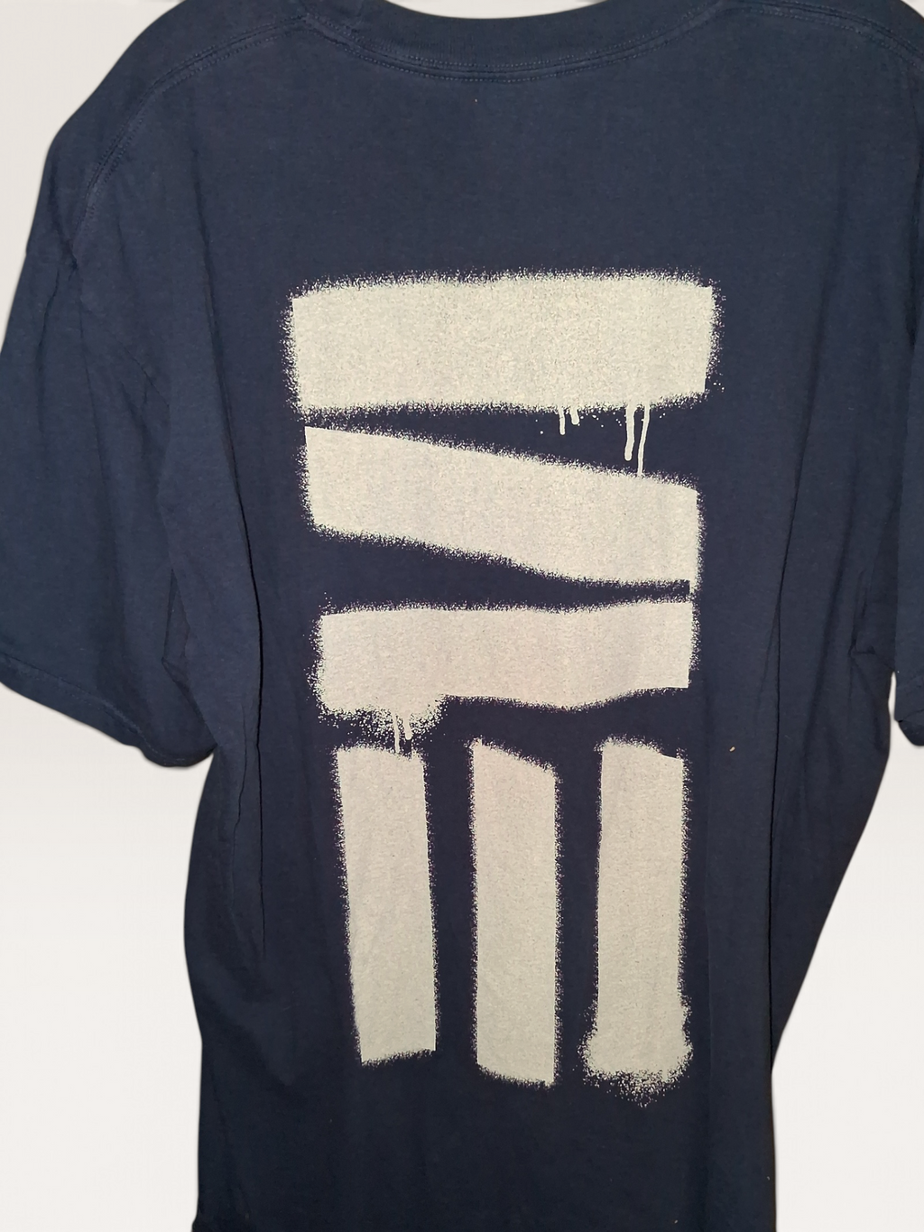 Stronger Navy Blue Graphic T-Shirt