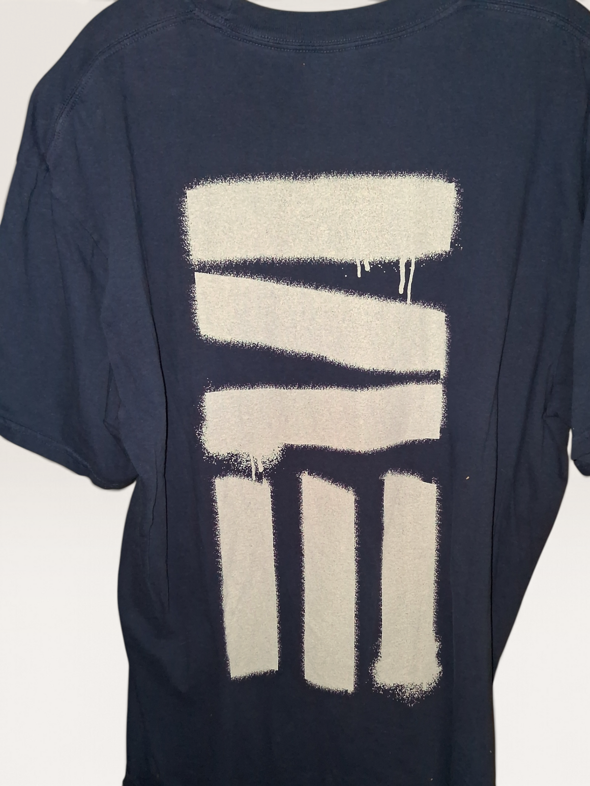 Stronger Navy Blue Graphic T-Shirt