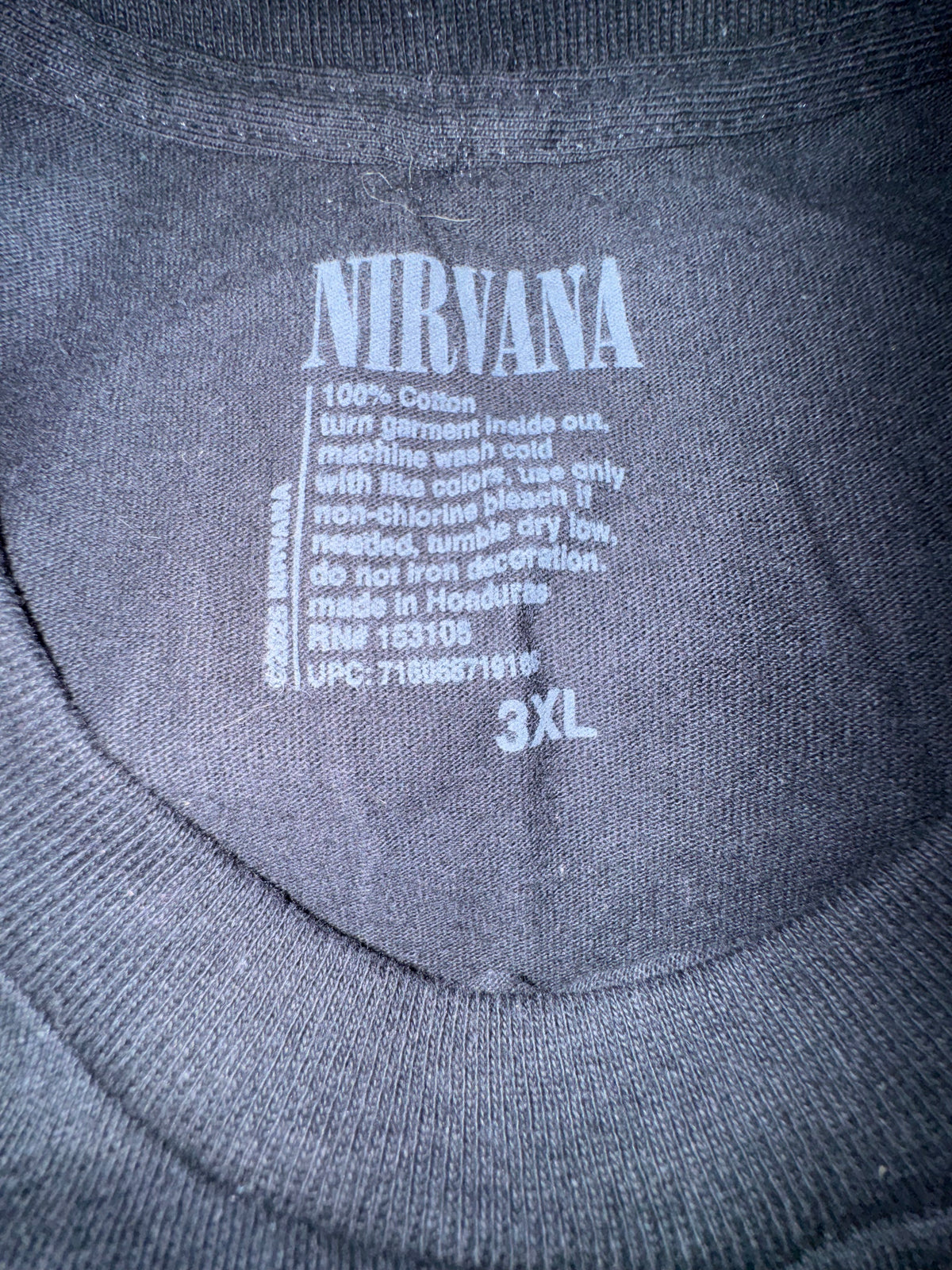 Nirvana Classic Smiley Logo Graphic Tee
