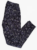 Michael Kors "Izzy Skinny" Purple & White Star Print Pants