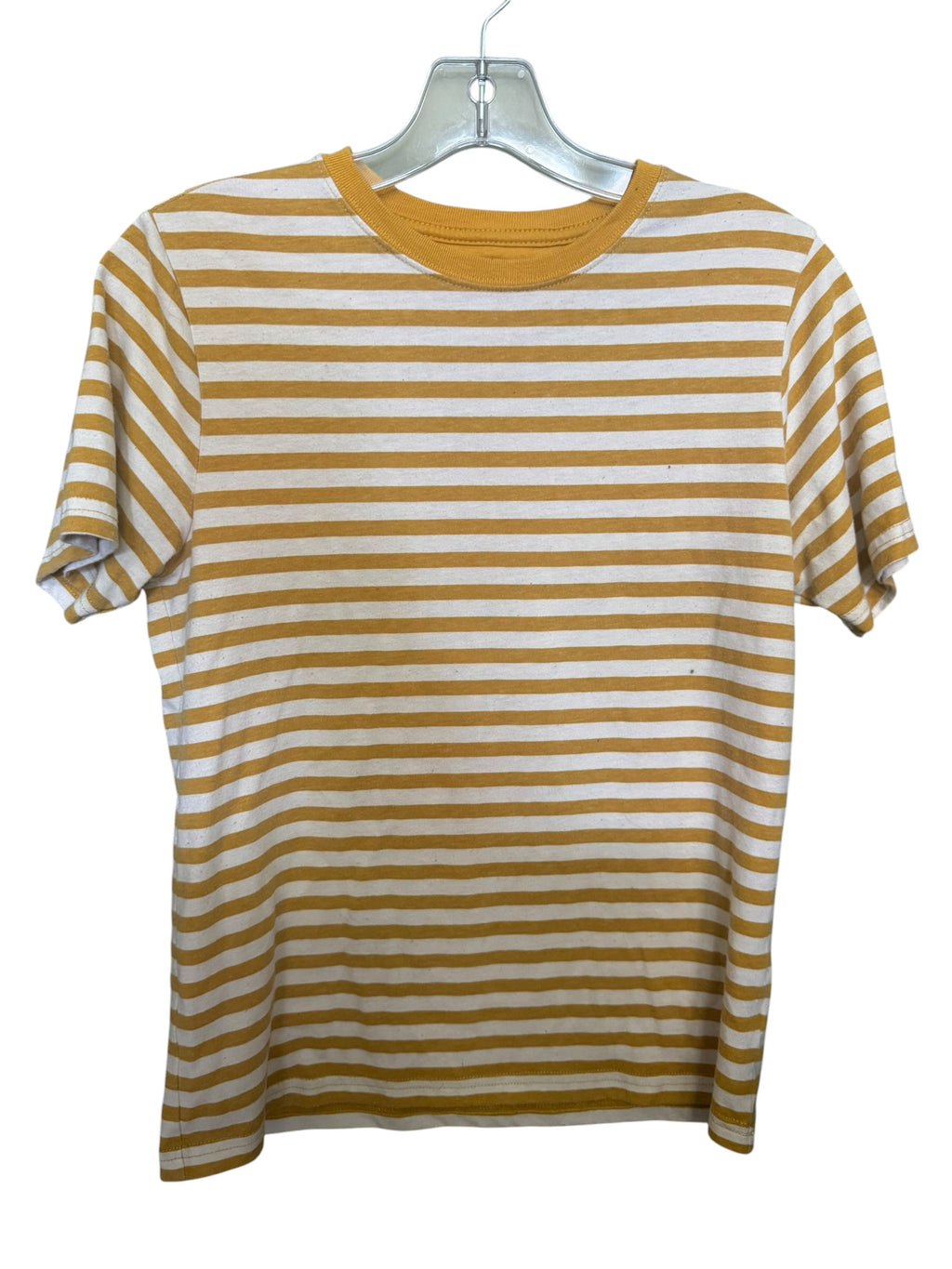 Wonder Nation Mustard & White Striped T-Shirt