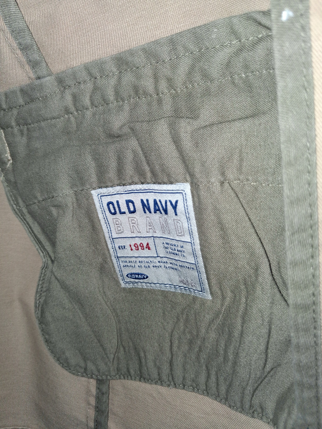 Vintage Old Navy Tan Chino Cotton Sport Coat / Chore Blazer
