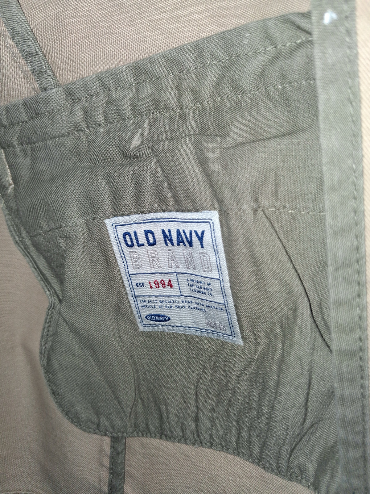 Vintage Old Navy Tan Chino Cotton Sport Coat / Chore Blazer