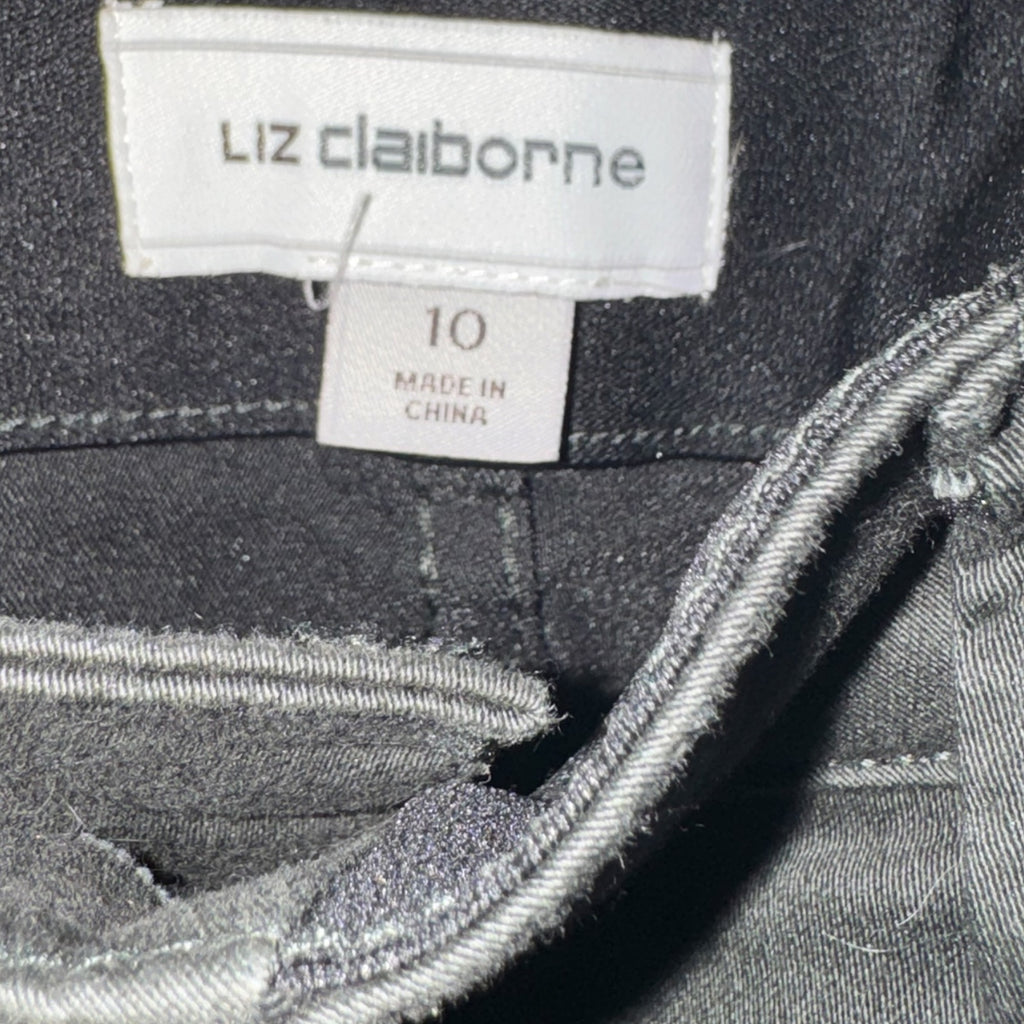 Liz Claiborne Black Straight Leg Jeans