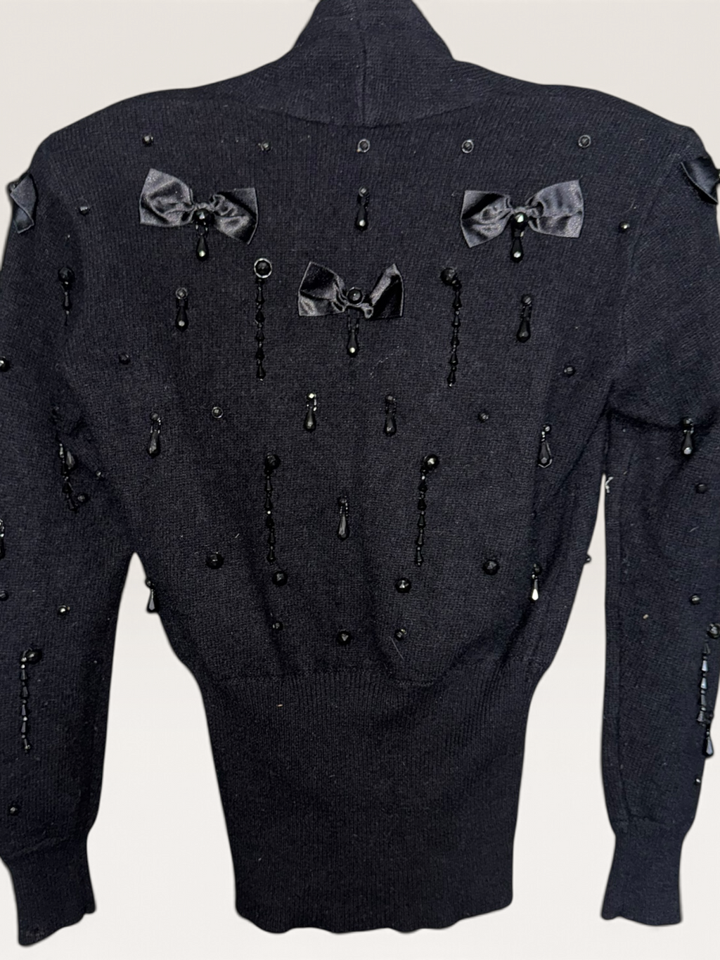 Vintage Outlander Embellished Lambswool & Angora Sweater