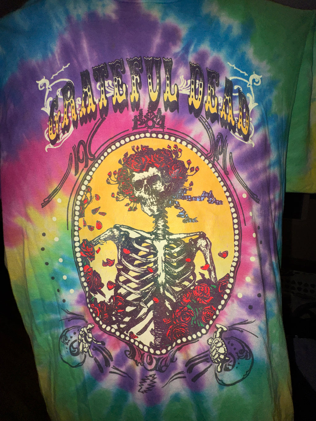 Grateful Dead Bertha Skeleton Tie-Dye T-Shirt