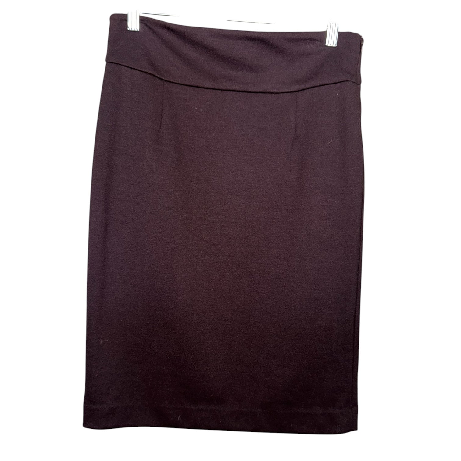 Grace Elements Brown Knit Pencil Skirt