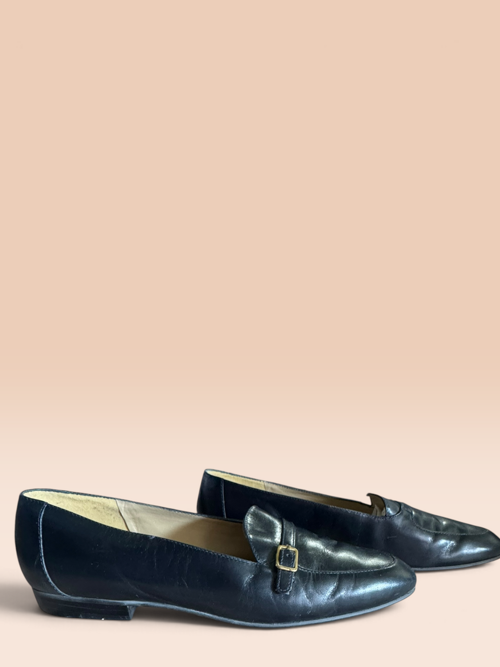 Appagallo “Gavel” Black Buckle Loafers