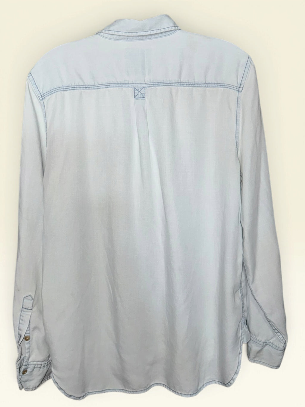 American Eagle Pale-Wash Utility Shirt