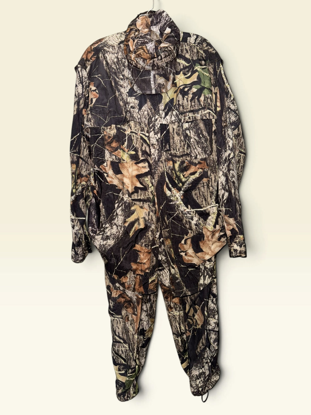 RedHead Men's Mossy Oak / RealTree Camo Mesh Hunting Bug suit 3-Piece Set