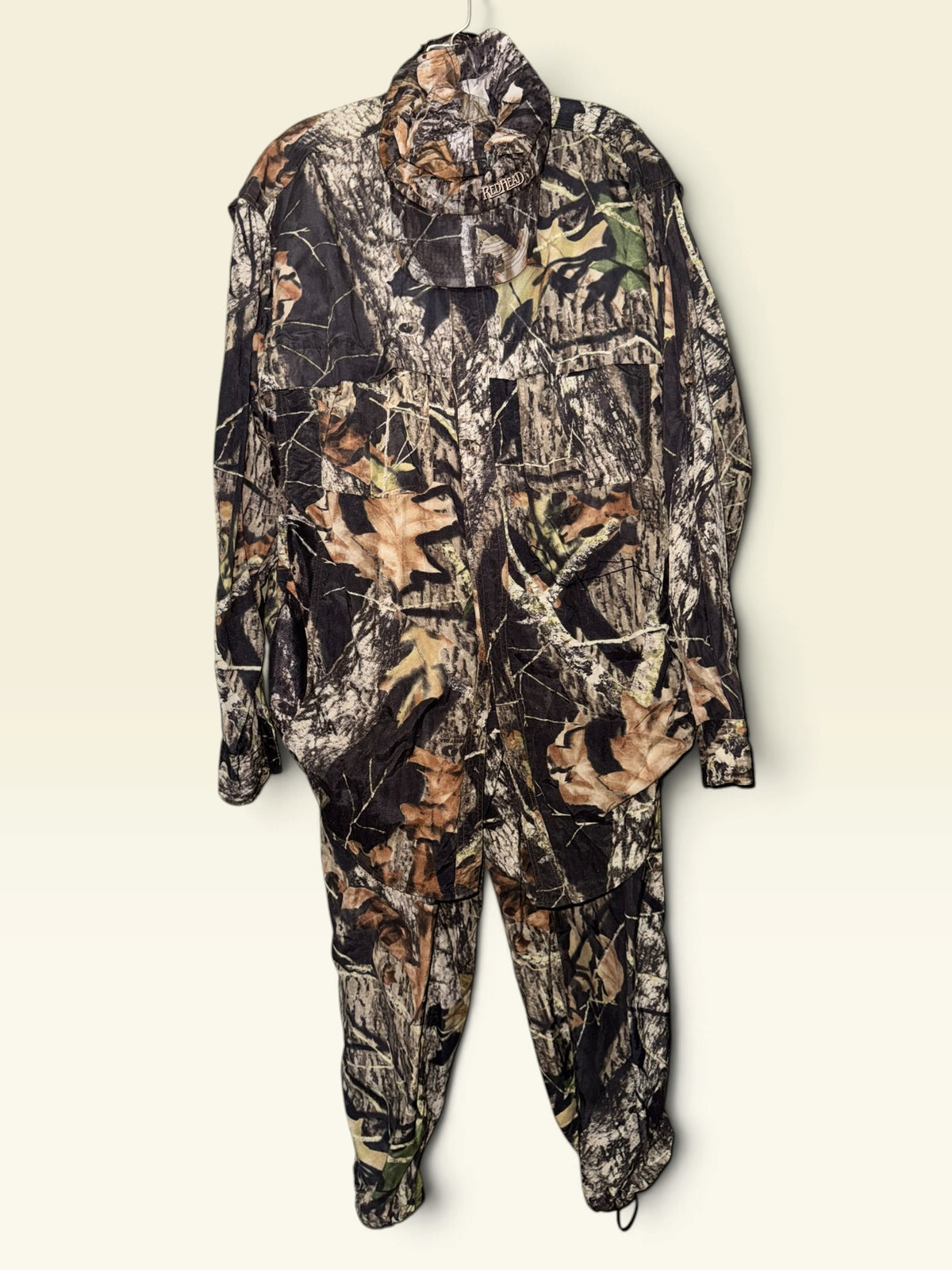 RedHead Men's Mossy Oak / RealTree Camo Mesh Hunting Bug suit 3-Piece Set