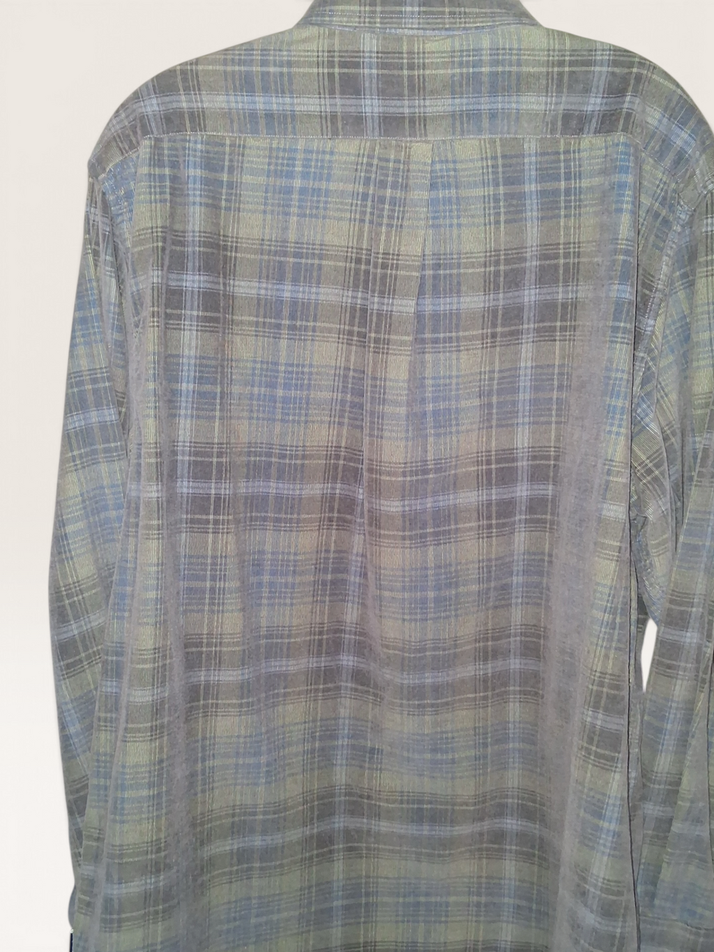 ROWM Men's Corduroy Plaid Button-Down Shirt (NWT)