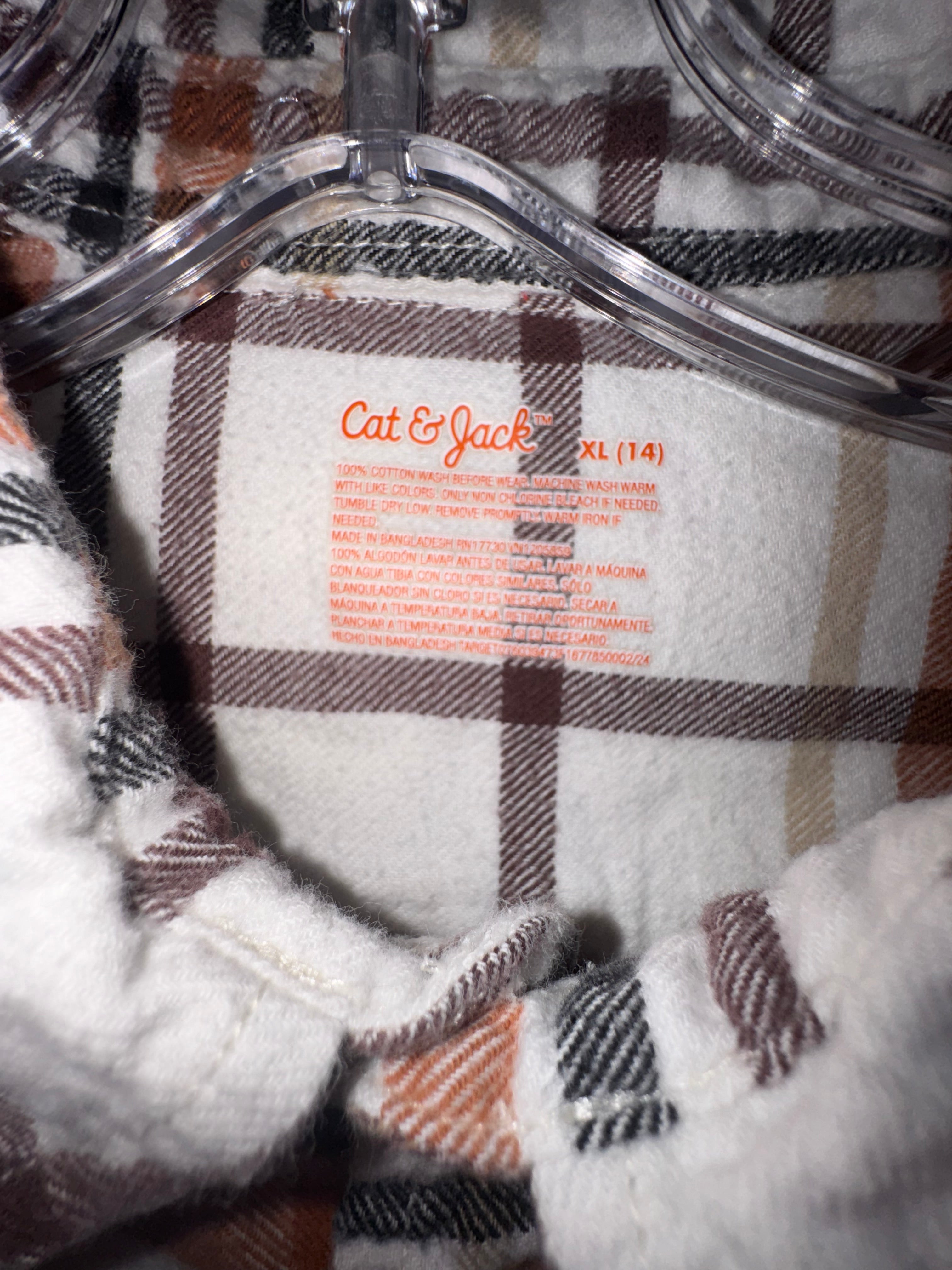 Cat & Jack Plaid Flannel Shirt