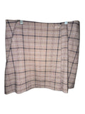 Cremieux Plaid Wrap Skirt