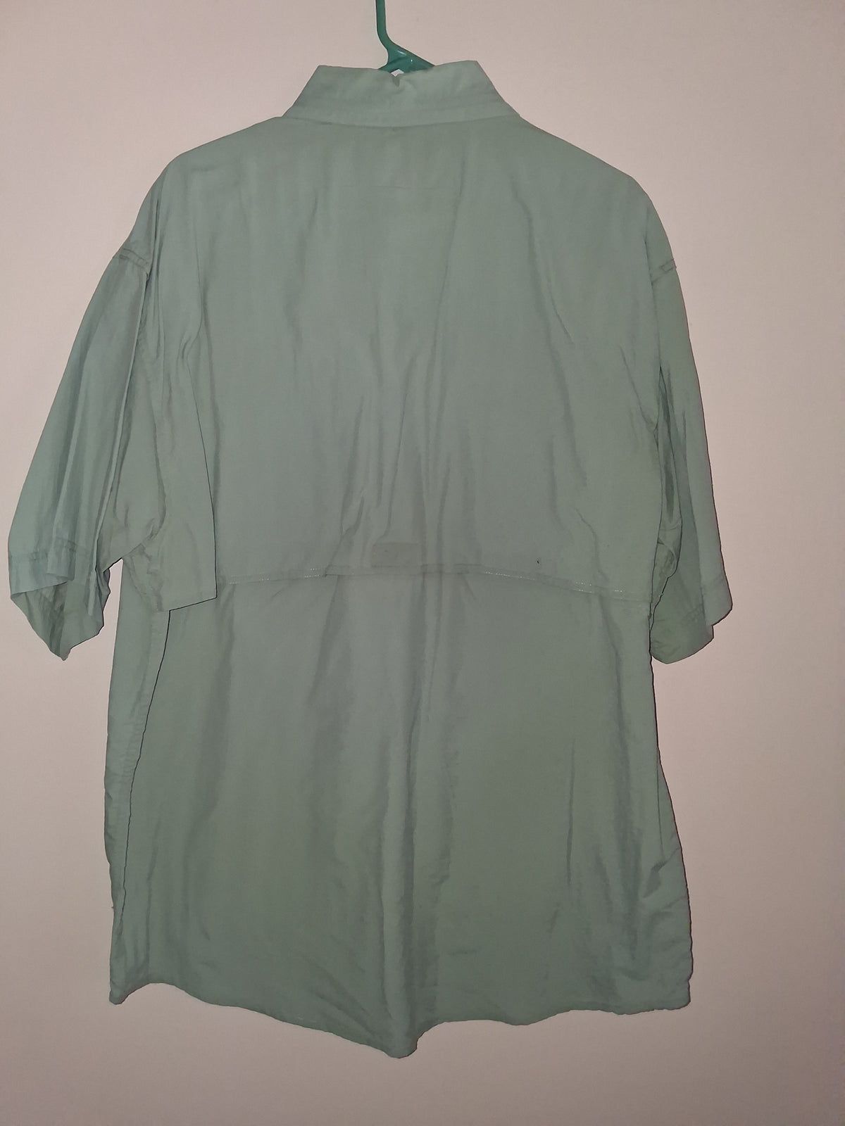 World Wide Sportsman Teal/Cyan Fishing Shirt