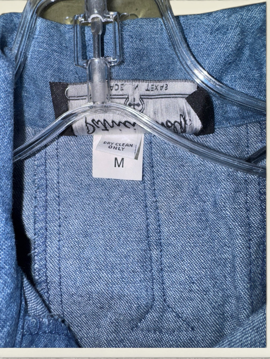 Patricia Wolf Buffalo-Art Denim Western Shirt
