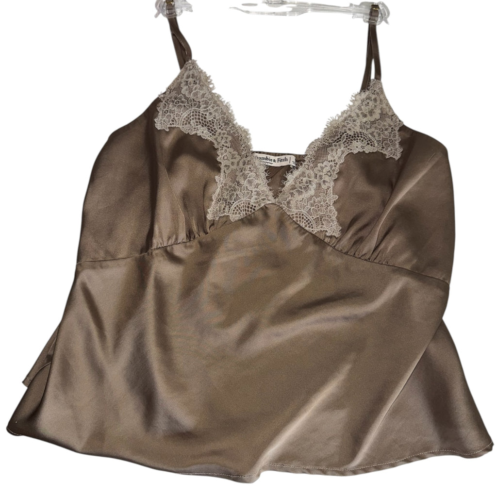Abercrombie & Fitch Satin Lace Cami