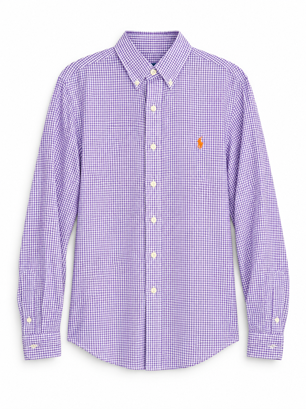 Ralph Lauren Purple & White Gingham Shirt
