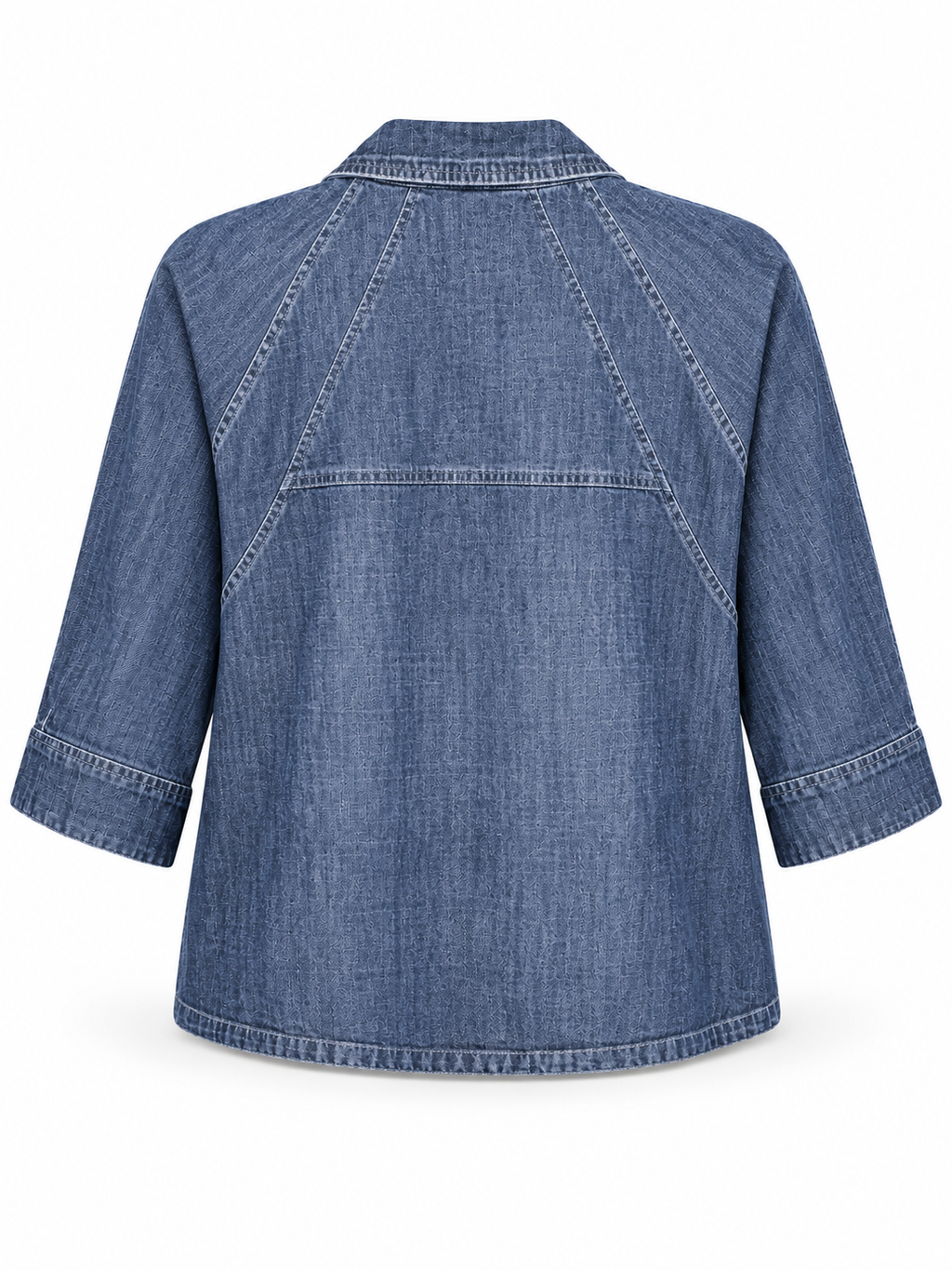 Christopher & Banks Blue Stretch Denim Jacket