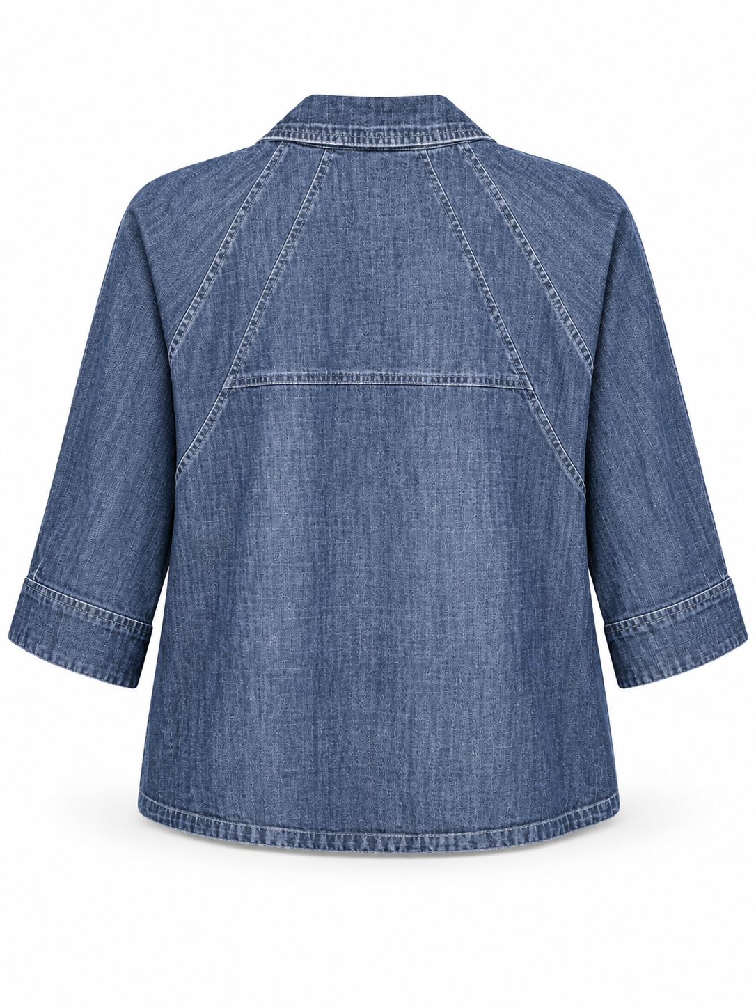 Christopher & Banks Blue Stretch Denim Jacket
