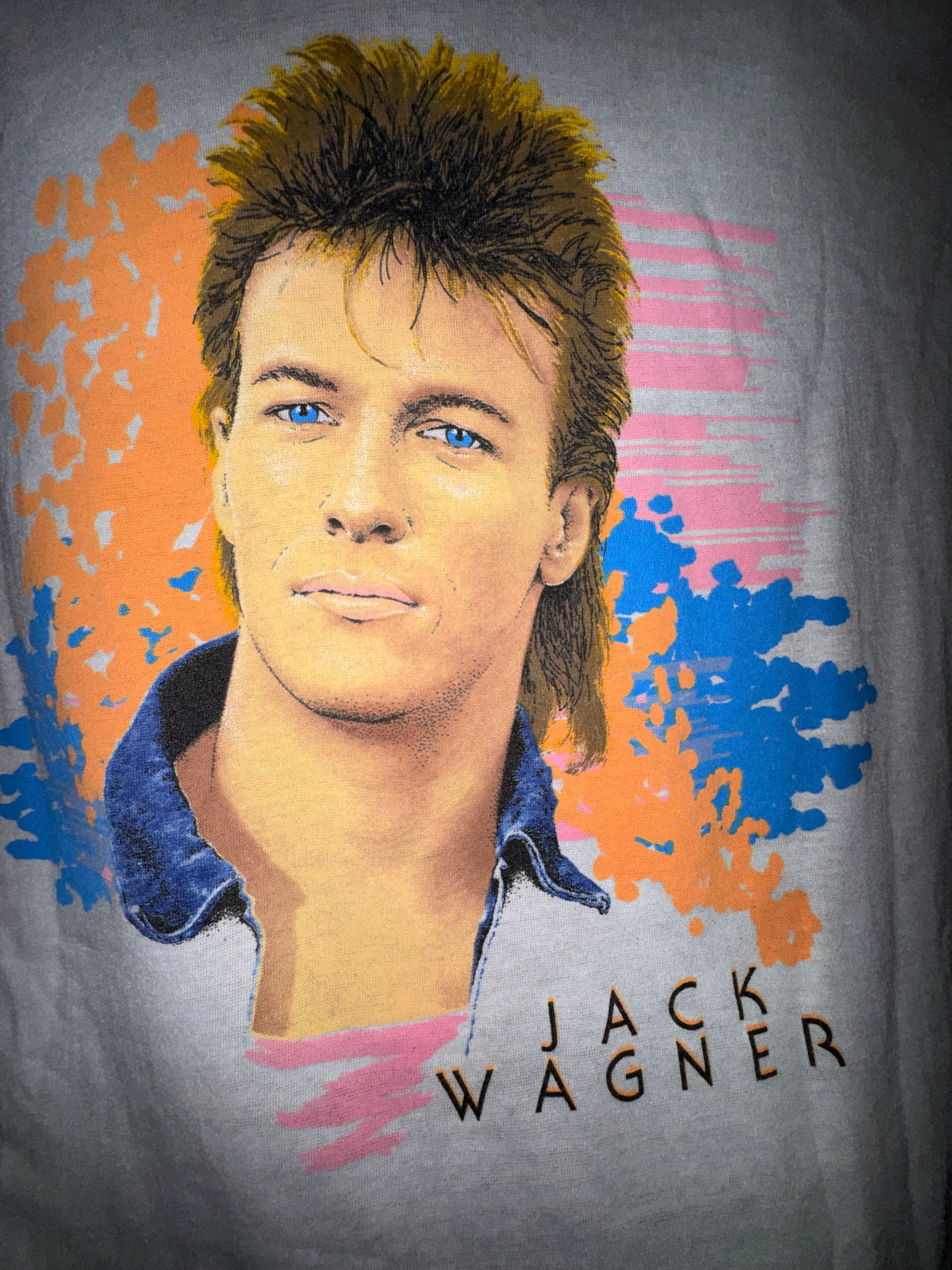Jack Wagner Retro Portrait Graphic T-Shirt