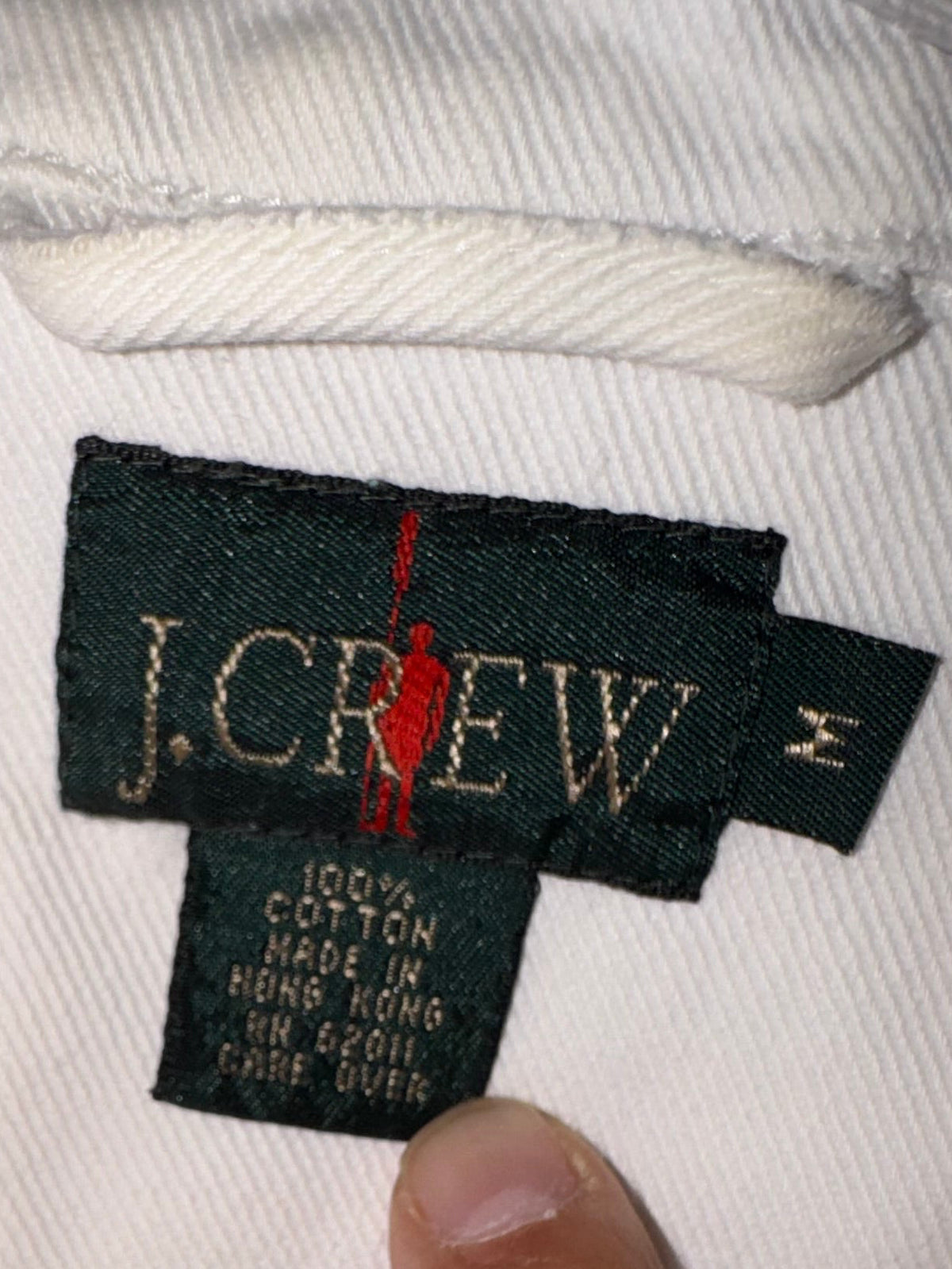 J.Crew White Cotton Jacket