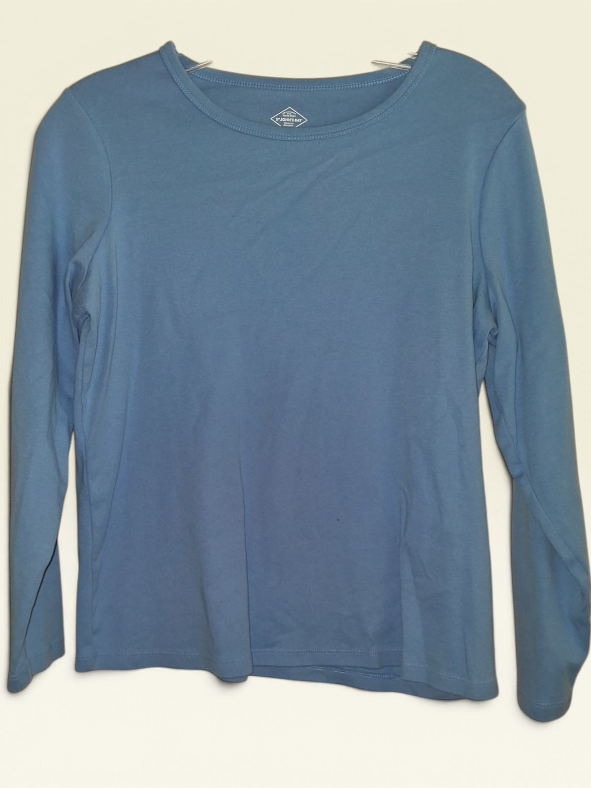 St. John's Bay Petite Essential Long-Sleeve Crewneck Tee