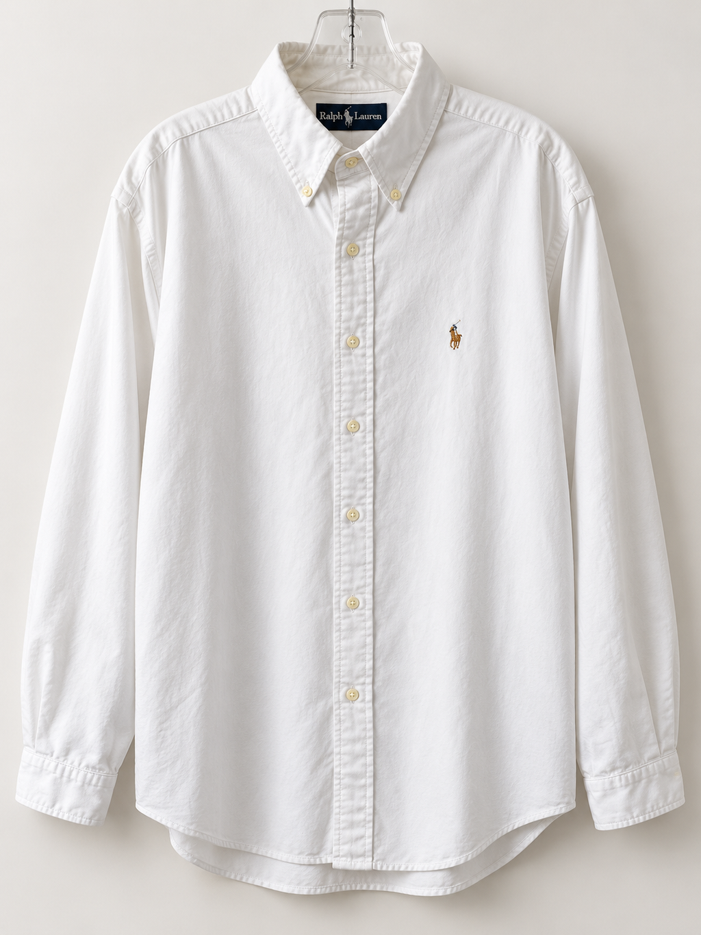 Ralph Lauren Yarmouth White Oxford Button-Down Shirt