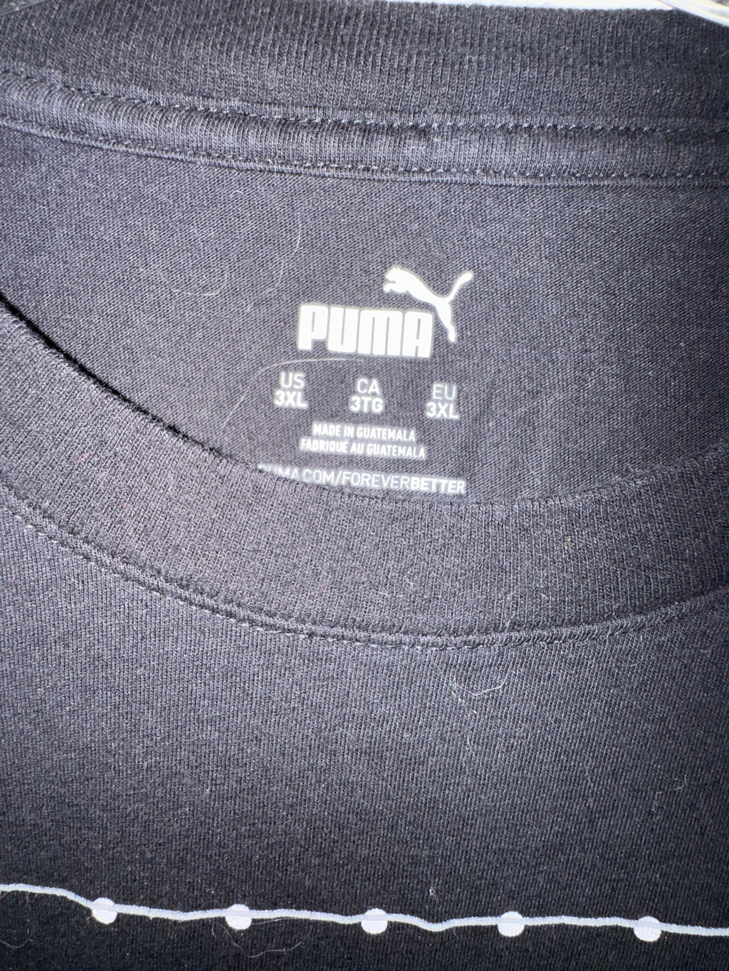Puma Black Dotted Graphic Tee