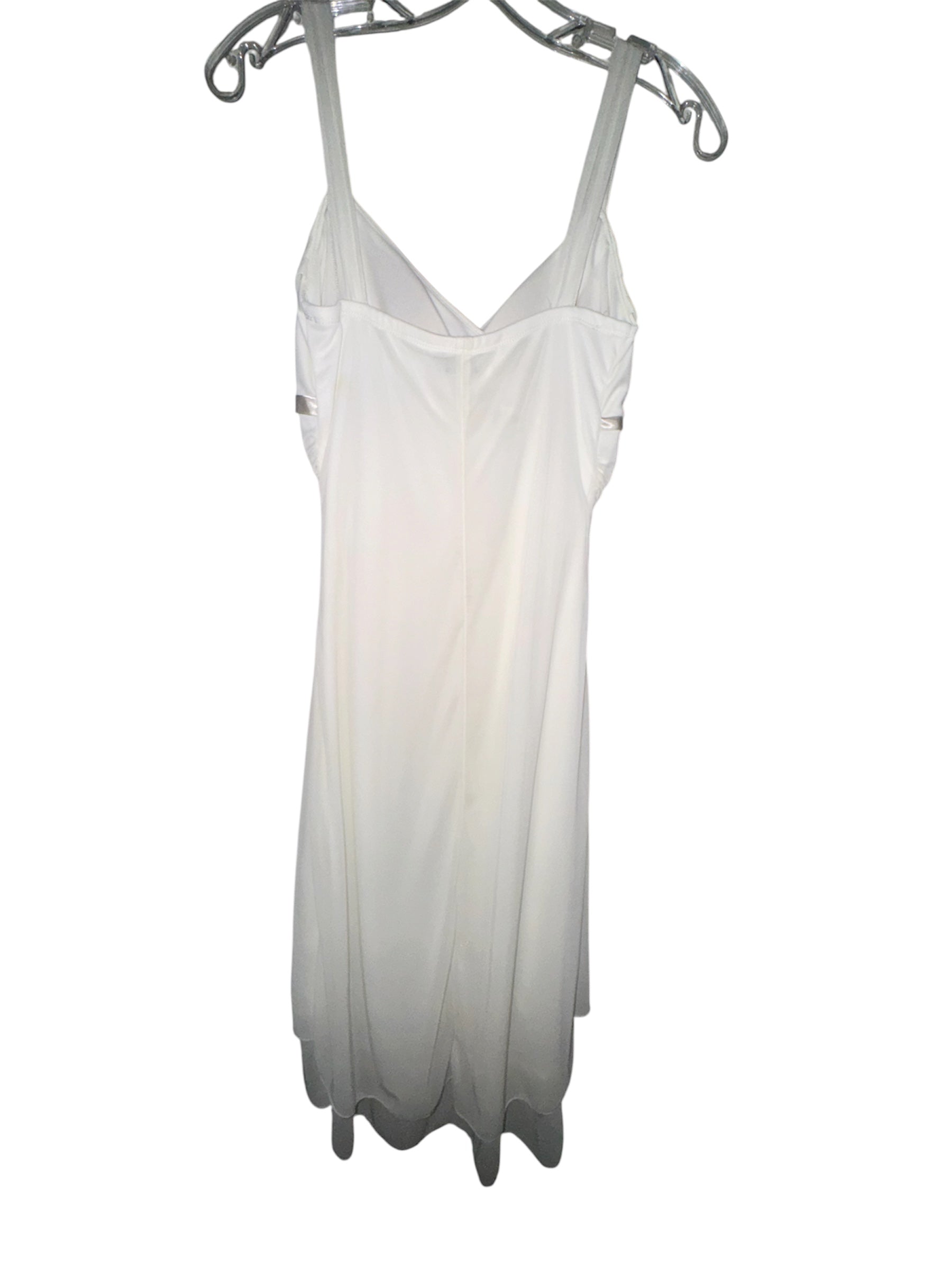 Ruby Rox Ivory Ruched Midi Dress