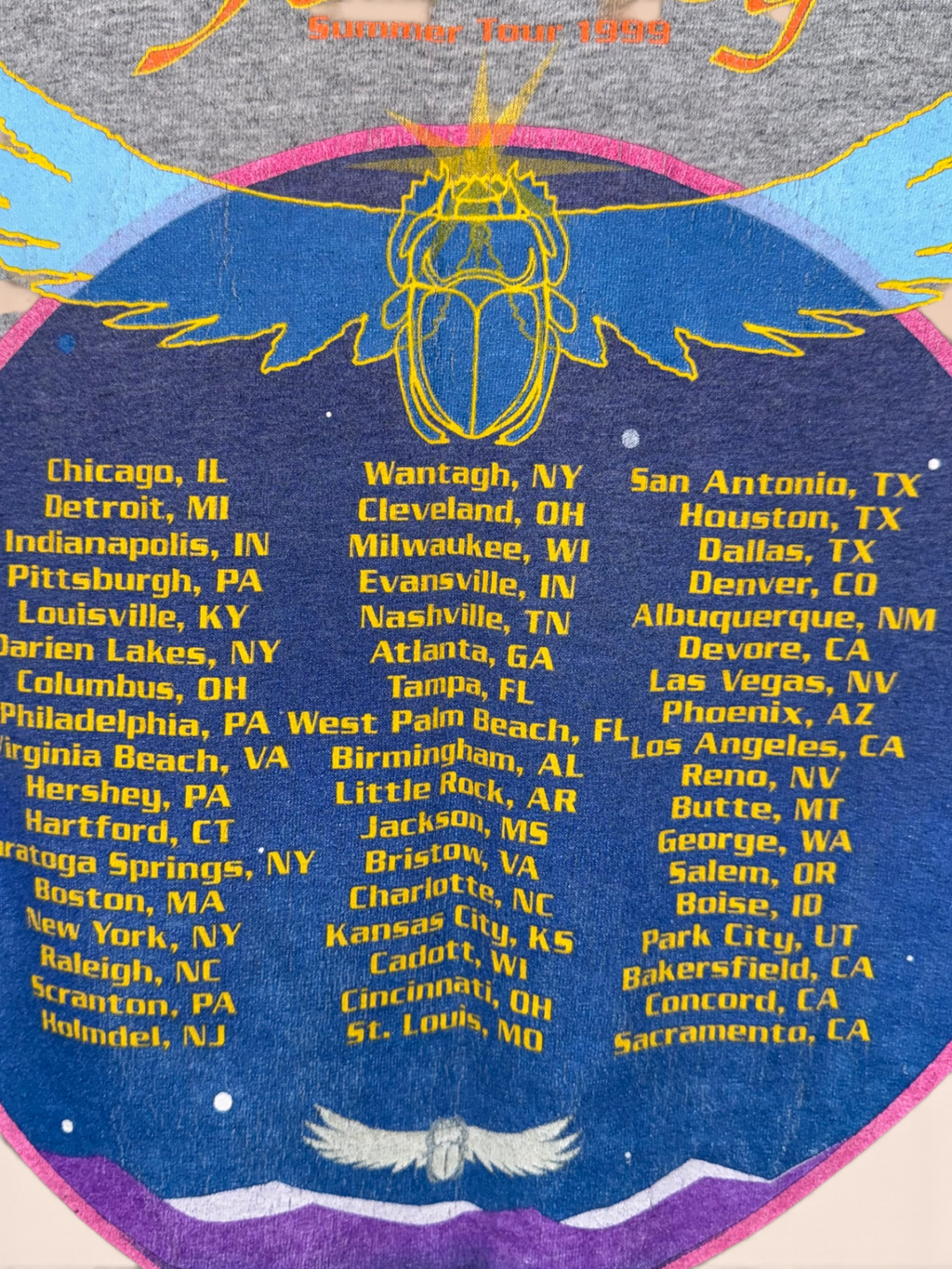 Journey Winged Scarab Tour Graphic Tee