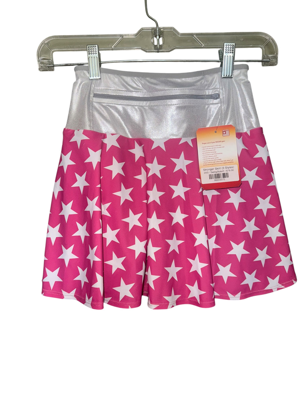 Bolder Athletic Wear Pink Star Cheer Skirt (NWT)