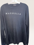 Magnolia Charcoal Long-Sleeve Graphic Tee